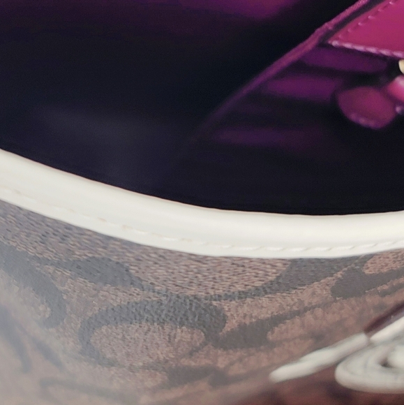 🌸 COACH SET 2PCS tote shoulder bag wallet + handbag NWT Matching Wallet - Picture 8 of 14